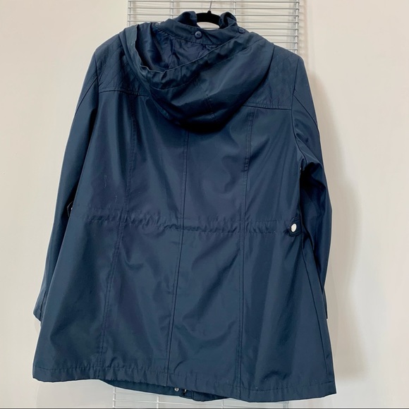 Navy Blue Raincoat - Picture 6 of 8